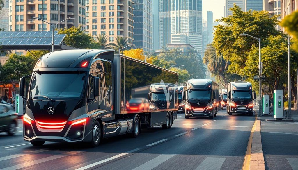 Caminhões elétricos 2024