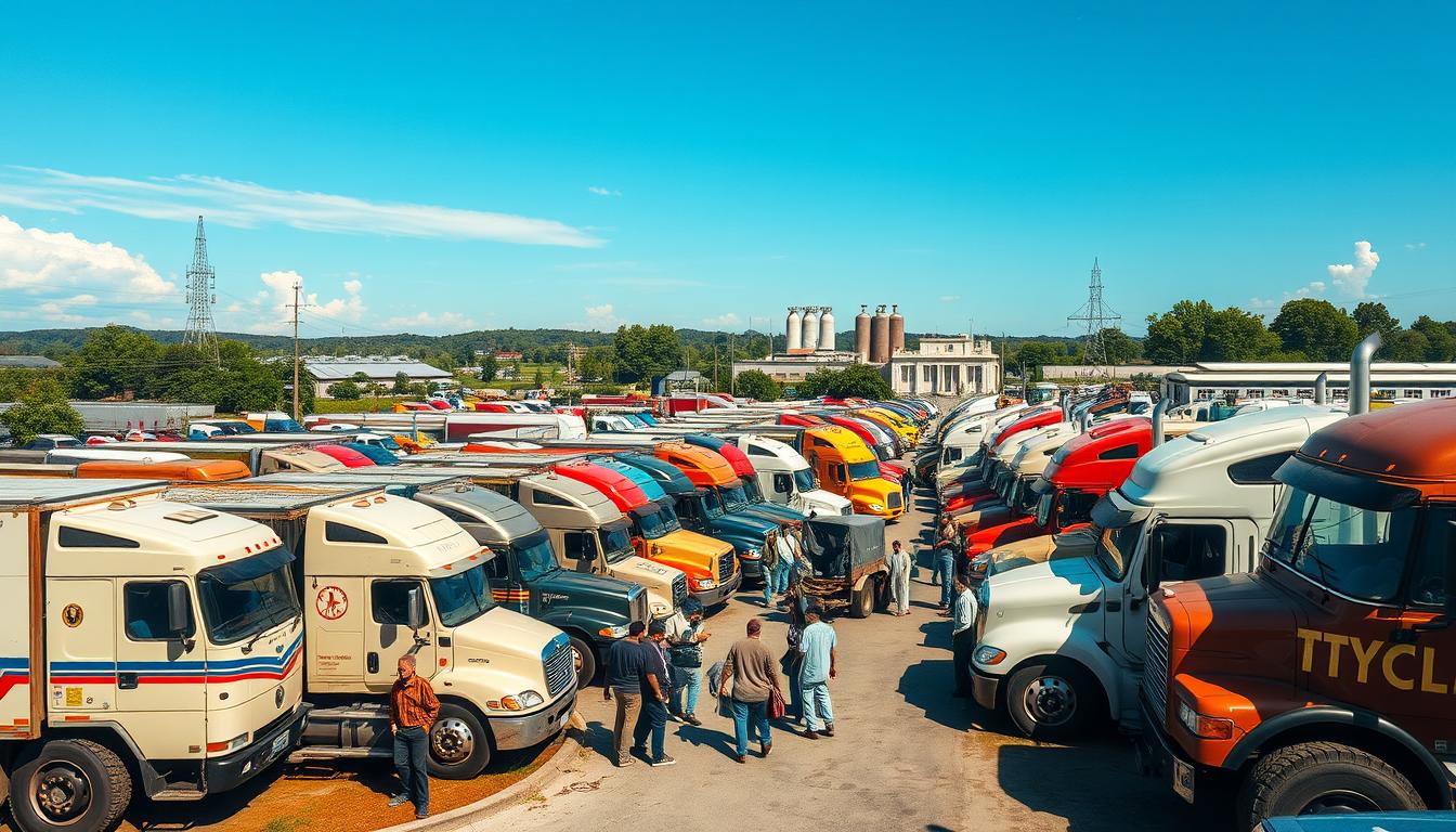 Mercado de caminhões usados
