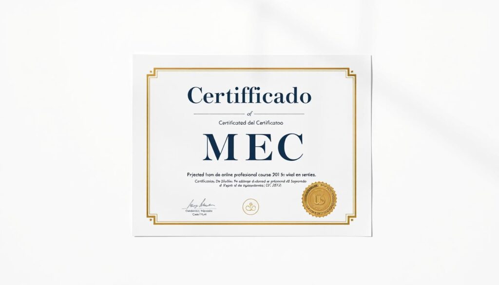 Curso profissionalizante online com certificado MEC