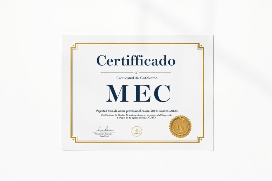 Curso profissionalizante online com certificado MEC